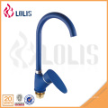 China wholesale unique blue single handle swan kitchen faucet